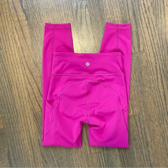 Lululemon Athletica Wunder Train High-Rise Tight 25" in Ripened Raspberry - Picture 10 of 11